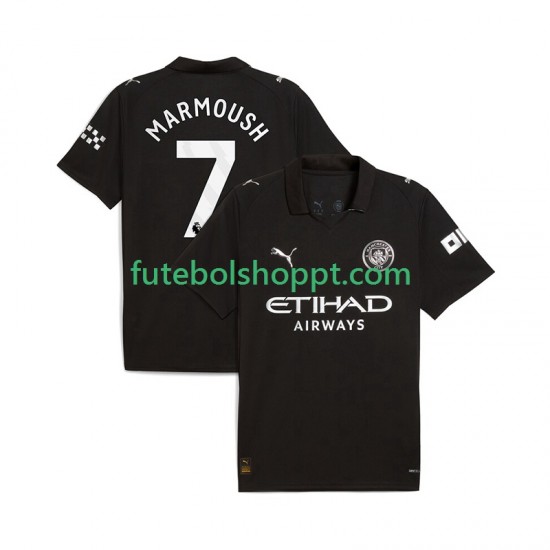 Camisola Homem Manchester City Omar Marmoush 7 Alternativa Equipamento 2025-2026 Manga Curta