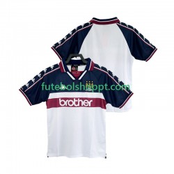 Camisola Homem Manchester City 1997 Retro Alternativa Equipamento 1998 Manga Curta
