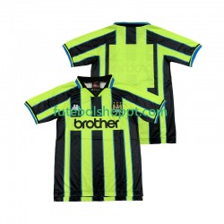 Camisola Homem Manchester City Retro Alternativa Equipamento 1998 1999 Manga Curta