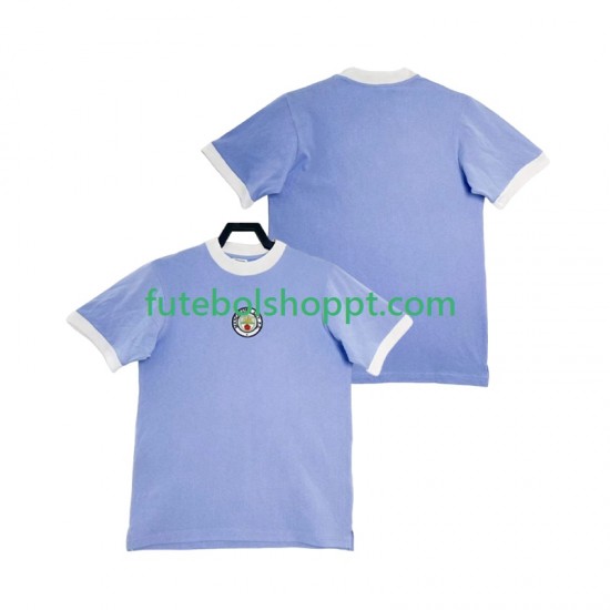 Camisola Homem Manchester City 1972 Retro Principais Equipamento Manga Curta