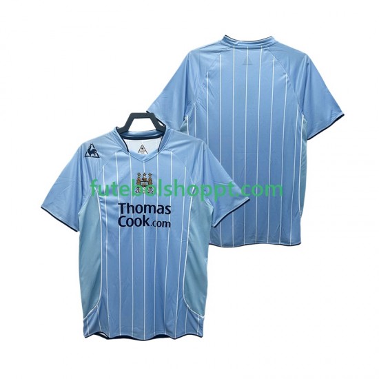 Camisola Homem Manchester City 2007 Retro Principais Equipamento 2008 Manga Curta