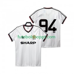 Camisola Homem Manchester United 94 1983 1984 Retro Alternativa Equipamento Manga Curta