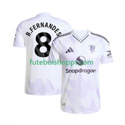 Camisola Homem Manchester United Bruno Fernandes 8 Alternativa Equipamento 2025-2026 Manga Curta