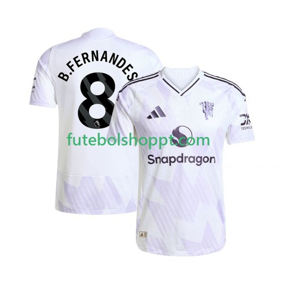 Camisola Homem Manchester United Bruno Fernandes 8 Alternativa Equipamento 2025-2026 Manga Curta