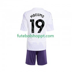 Camisola Júnior Manchester United Bryan Mbeumo 19 Alternativa Equipamento 2025-2026 Manga Curta
