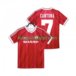Camisola Homem Manchester United CANTONA 7 1992 Retro Principais Equipamento 1990 Manga Curta