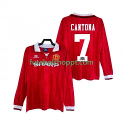 Camisola Homem Manchester United CANTONA 7 1992 Retro Principais Equipamento 1994 Manga Comprida