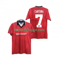 Camisola Homem Manchester United CANTONA 7 1996 Retro Principais Equipamento 1994 Manga Curta
