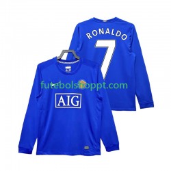 Camisola Homem Manchester United Cristiano Ronaldo 7 2009 Retro Terceiro Equipamento 2008 Manga Comprida