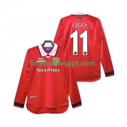 Camisola Homem Manchester United Giggs 11 2000 Retro Principais Equipamento 1999 Manga Comprida