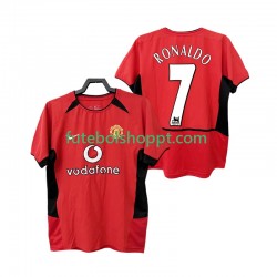Camisola Homem Manchester United RONALDO 7 Retro Principais Equipamento 2004 2002 Manga Curta
