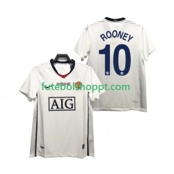 Camisola Homem Manchester United ROONEY 10 Champions League 2009 Retro Alternativa Equipamento 2008 Manga Curta