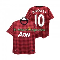Camisola Homem Manchester United ROONEY 10 2012 2013 Retro Principais Equipamento Manga Curta