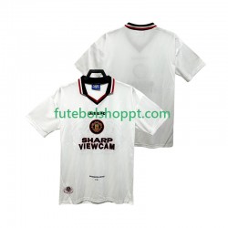 Camisola Homem Manchester United 1996 1997 Retro Alternativa Equipamento Manga Curta