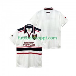 Camisola Homem Manchester United Retro Alternativa Equipamento 1998 1999 Manga Curta