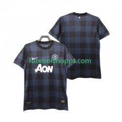 Camisola Homem Manchester United 2013 2014 Retro Alternativa Equipamento Manga Curta