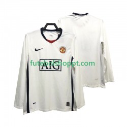 Camisola Homem Manchester United Premier League 2009 Retro Alternativa Equipamento 2008 Manga Comprida