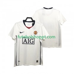 Camisola Homem Manchester United Premier League 2009 Retro Alternativa Equipamento 2008 Manga Curta