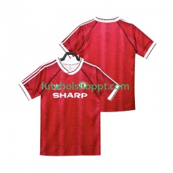 Camisola Homem Manchester United 1992 Retro Principais Equipamento 1990 Manga Curta