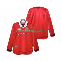 Camisola Homem Manchester United 2000 Retro Principais Equipamento 1999 Manga Comprida