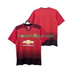 Camisola Homem Manchester United 2018 2019 Retro Principais Equipamento Manga Curta