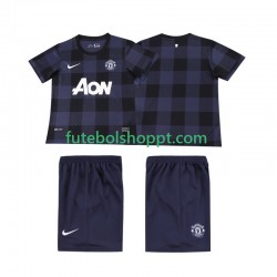 Camisola Júnior Manchester United 2013 2014 Retro Alternativa Equipamento Manga Curta