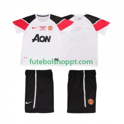 Camisola Júnior Manchester United Champions League 2012 Retro Terceiro Equipamento 2011 Manga Curta