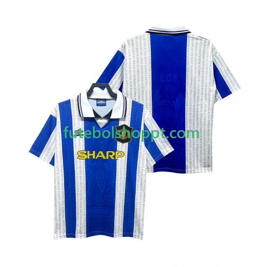 Camisola Homem Manchester United 1996 Retro Terceiro Equipamento 1994 Manga Curta