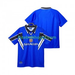 Camisola Homem Manchester United 1996 Retro Terceiro Equipamento 1998 Manga Curta