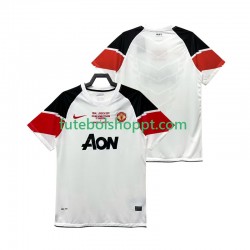 Camisola Homem Manchester United Champions League 2012 Retro Terceiro Equipamento 2011 Manga Curta
