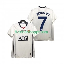 Camisola Homem Manchester United Ronaldo 7 Champions League 2009 Retro Alternativa Equipamento 2008 Manga Curta