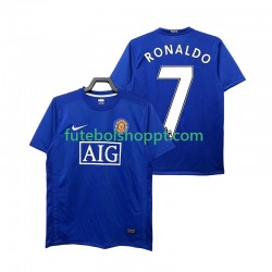 Camisola Homem Manchester United Ronaldo 7 2009 Retro Terceiro Equipamento 2008 Manga Curta