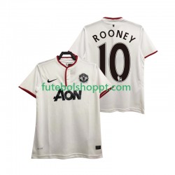 Camisola Homem Manchester United Rooney 10 2013 2014 Retro Terceiro Equipamento Manga Curta