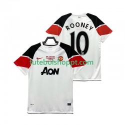 Camisola Homem Manchester United Rooney 10 Champions League 2012 Retro Terceiro Equipamento 2011 Manga Curta