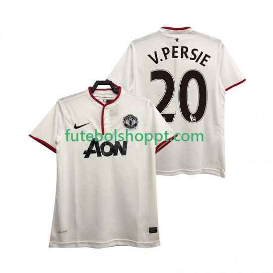 Camisola Homem Manchester United V PERSIE 20 2013 2014 Retro Terceiro Equipamento Manga Curta