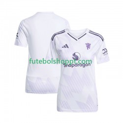 Camisola Mulher Manchester United Alternativa Equipamento 2025-2026 Manga Curta