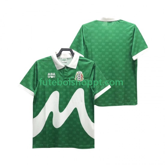 Camisola Homem México 1995 Retro Principais Equipamento Manga Curta
