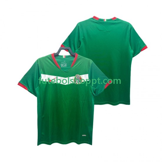 Camisola Homem México Retro Principais Equipamento 2006 Manga Curta