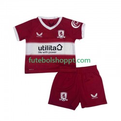 Camisola Júnior Middlesbrough Principais Equipamento 2025-2026 Manga Curta