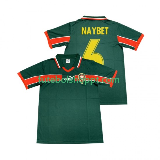 Camisola Homem Marrocos NAYBET 6 Retro Principais Equipamento 1998 Manga Curta
