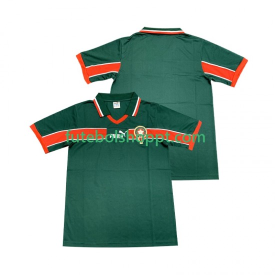Camisola Homem Marrocos Retro Principais Equipamento 1998 Manga Curta