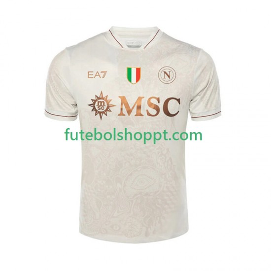Camisola Homem Napoli Alternativa Equipamento 2025-2026 Manga Curta