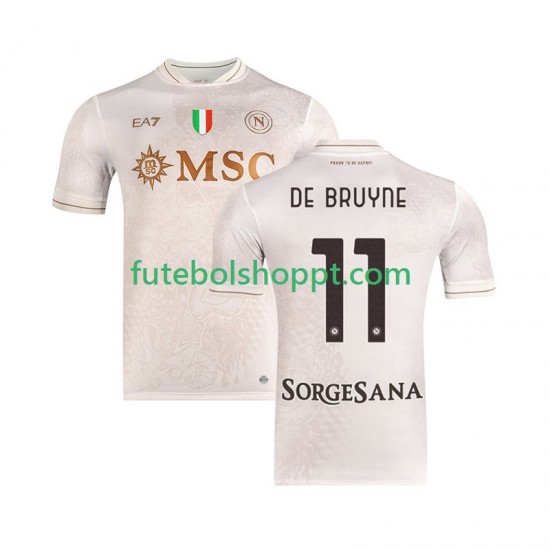 Camisola Homem Napoli Kevin De Bruyne 11 Alternativa Equipamento 2025-2026 Manga Curta