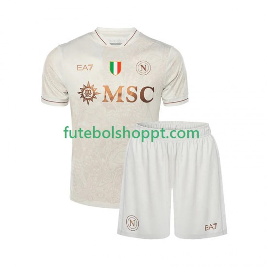 Camisola Júnior Napoli Alternativa Equipamento 2025-2026 Manga Curta