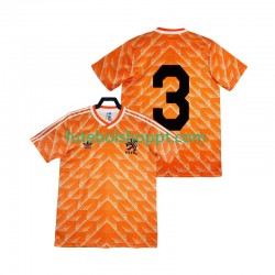 Camisola Homem Países Baixos 3 1988 Retro Principais Equipamento Manga Curta
