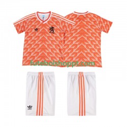Camisola Júnior Países Baixos 1988 Retro Principais Equipamento Manga Curta