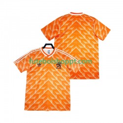 Camisola Homem Países Baixos 1988 Retro Principais Equipamento Manga Curta