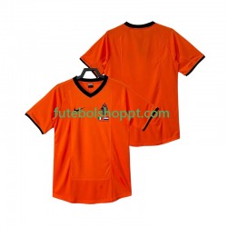 Camisola Homem Países Baixos 2000 Retro Principais Equipamento Manga Curta