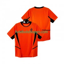 Camisola Homem Países Baixos Retro Principais Equipamento 2002 Manga Curta