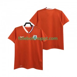 Camisola Homem Países Baixos Retro Principais Equipamento 2008 Manga Curta